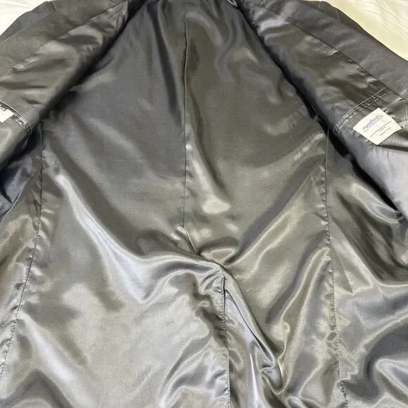 Black Tuxedo Satin Lapel Jacket 42R Pants 34L - Picture 3 of 14